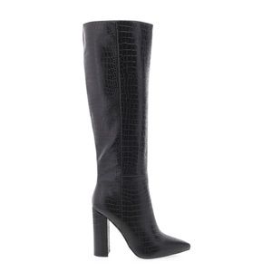 NWT BILLINI MILLA BLACK CROC BOOTS